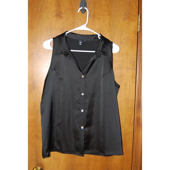 SINCERLY JULES BLACK SUIT SHIRT SLEEVLESS SIZE XL - Picture 1 of 3